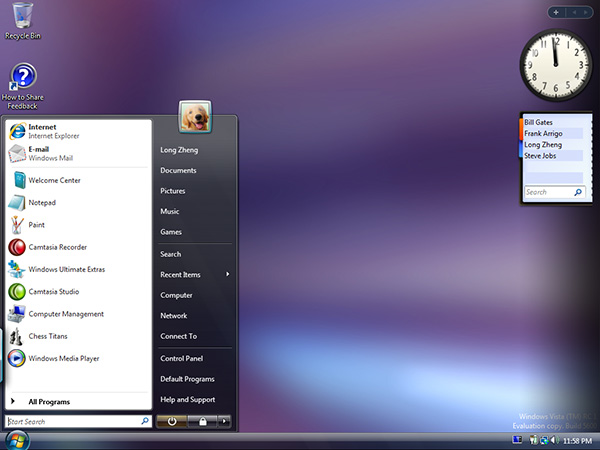 Start menu