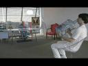 Clearification showing Demetri Martin drinking a bottle of water