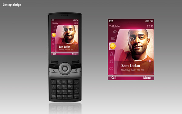 T-Mobile Shadow interface concept