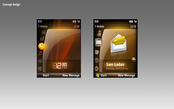 T-Mobile Shadow interface concept