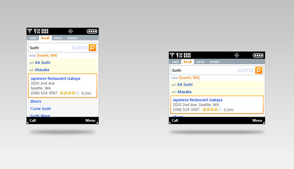 Bing mobile application concepts Bing mobile application concepts