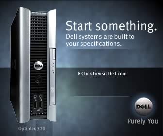 Dell banner ad "start something"