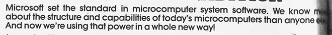 We know about the structure and capabilities of today's microcomputers than anyone else. And now we're using that power in a whole new way!