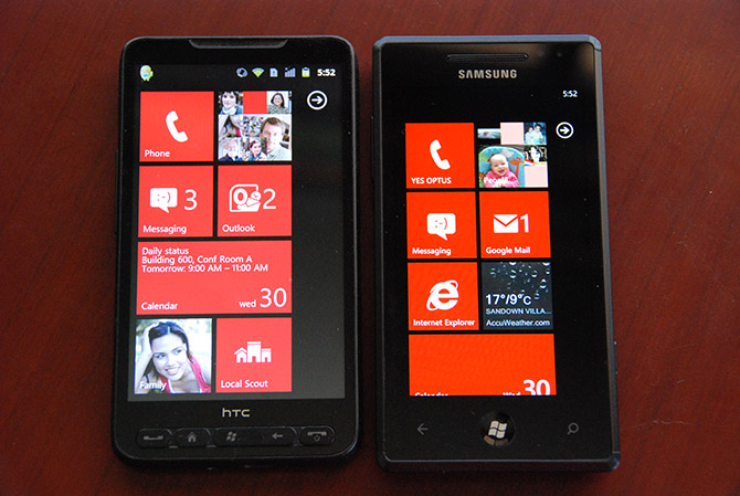 Windows Phone Web Demo Side By Surprisingly Similar To The Windows Phone Web Demo Side By
